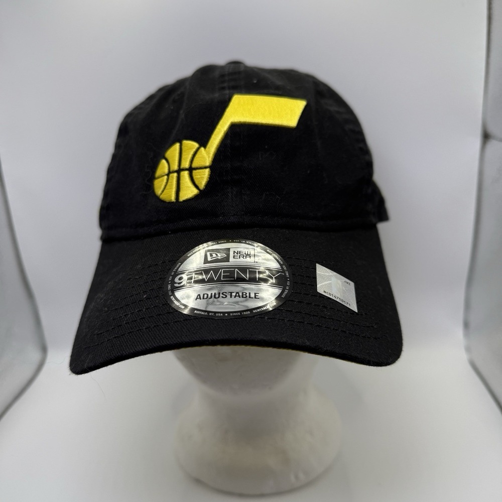 Utah Jazz 2023 All Star Hat New Adjustable‎ Black Yellow Logo